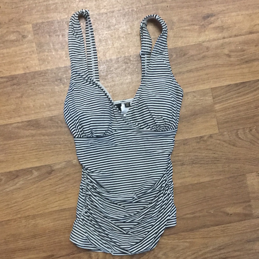 NIP TUCK SWIM STRIPED TANKINI - Picture 1 of 14